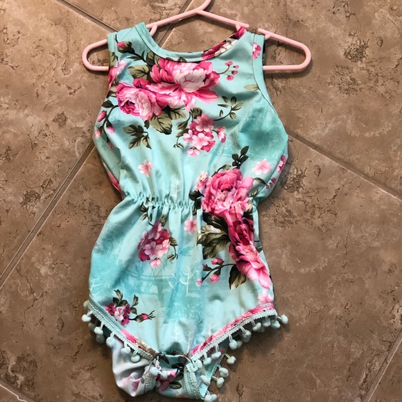 Bailey’s Blossom Toddler Romper - Picture 1 of 2